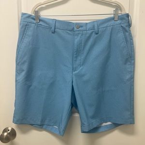 Men’s PGA Tour Blue Golf Shorts Size 38 inseam 9”